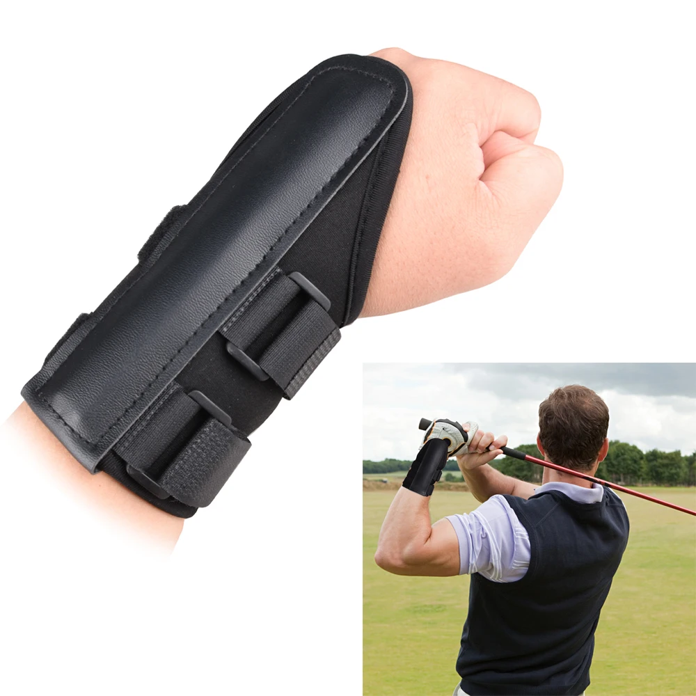 

Golf Swing Wrist Brace Trainer Aid Correct Training Swing Gesture Alignment Wris Band Practice Tool