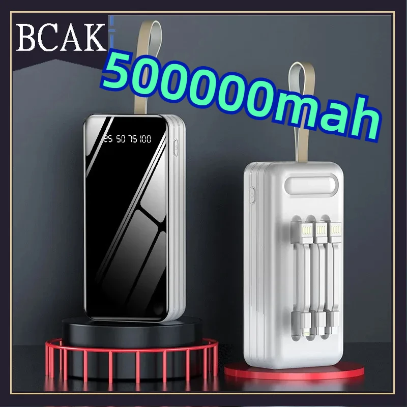 

BCAK Style 50000 MAh 100000 MAh Factory Wholesale Ultra-large Capacity Power Bank 2A Fast Charging Customized Mobile Power Bank