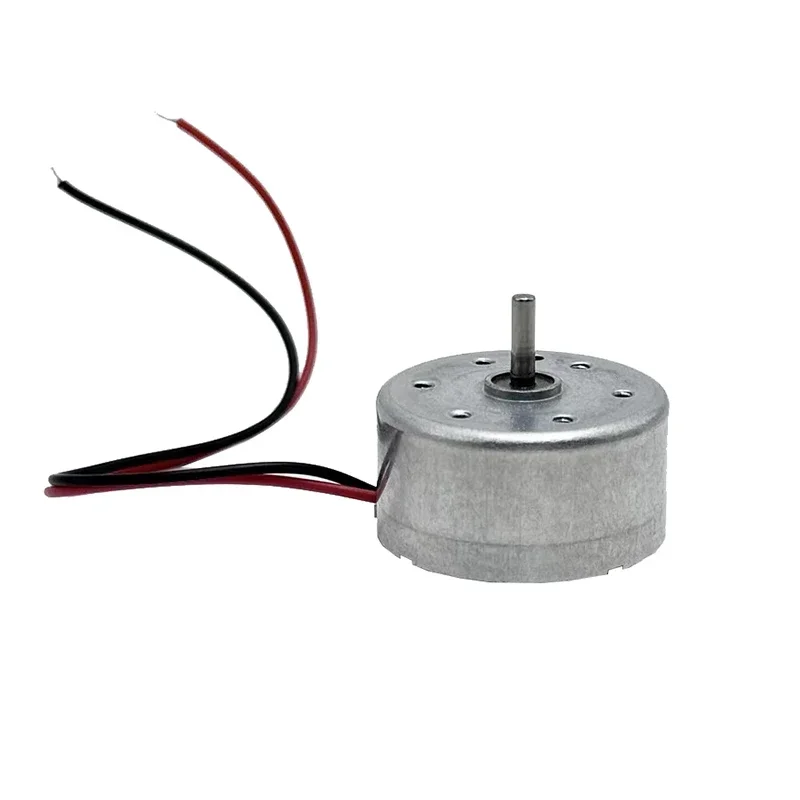 RF-300C-11400 Mini 300 электродвигатель постоянного тока 1,5 В, 3 в, 3,7 в, 5 В, 6 в, 7900 об/мин, микро, 24 мм, бесшумный Электродвигатель с низким током «сделай сам», Игрушечная модель на солнечной энергии