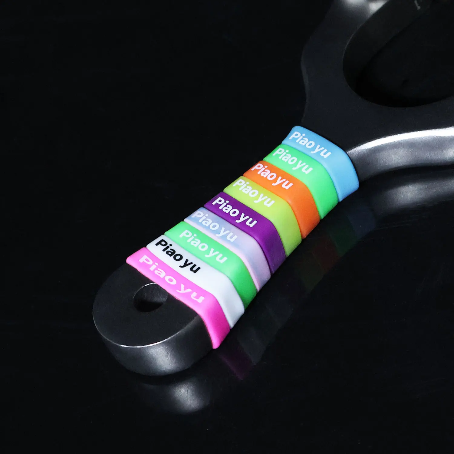 13mm/20mm 20PCS Schutzhülle Silikon Ring Farbe Dekorative Ring Angelrute Schleuder Anti-slip O-ring griff Band Schweiß Gürtel – Detail 3