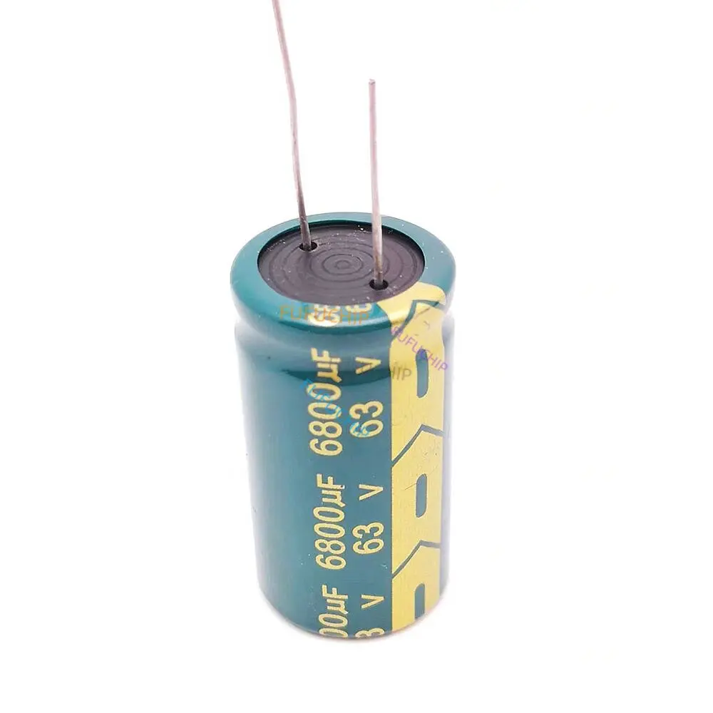 2pcs 63v6800uf Radial DIP Aluminum Electrolytic Capacitors 63v 6800uf Tolerance 20% Size 22x40mm 20%