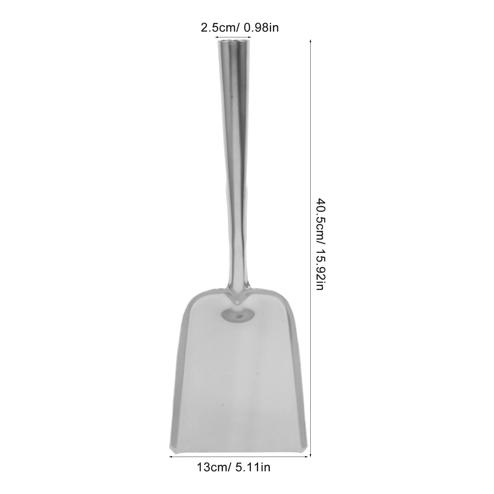 الفولاذ المقاوم للصدأ الرماد مجرفة الثقيلة أداة متعددة الوظائف للشواء حفرة النار موقد الفحم التخييم حديقة الاستخدام في الهواء الطلق #3