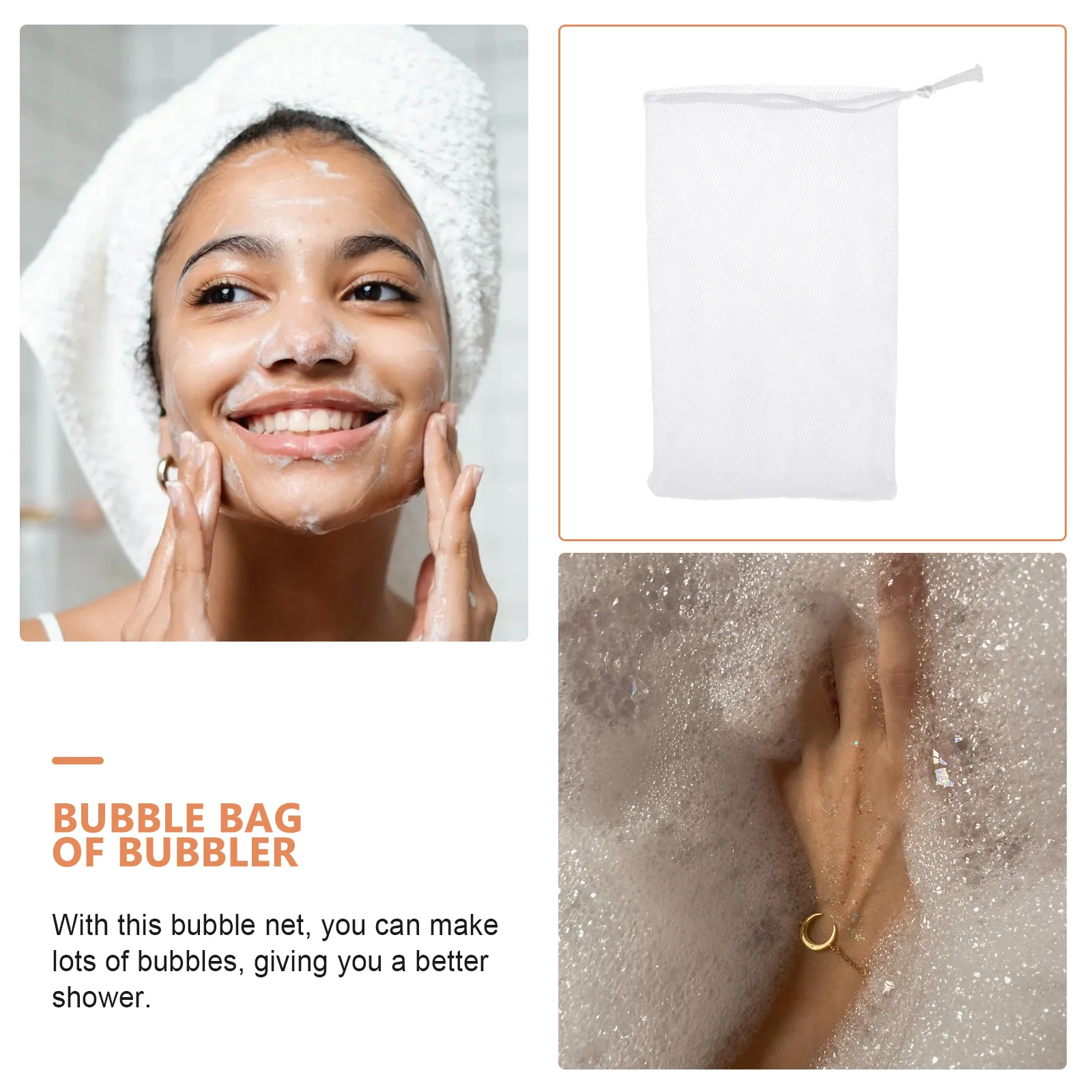 

12Pcs Soap Net Bubble Maker Easy Use Different Designs Handcraft Oil Soaps Soap Net Holder Exfoliating