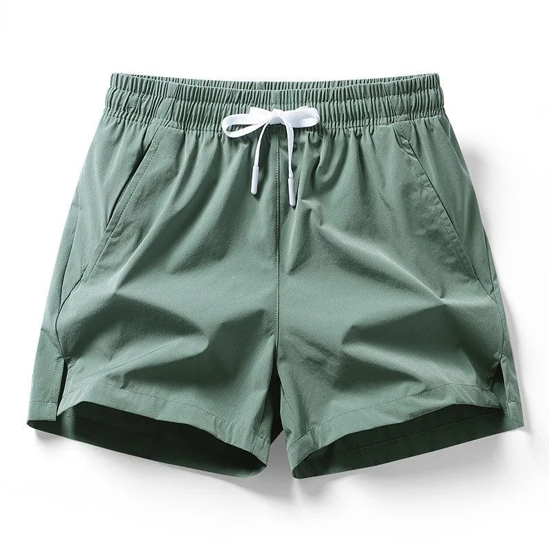 Ice Silk Sports Shorts Men Women Quick Dry Marathon Running Training Three-quarter Length Thin Style Summer Trendy Casual Pants