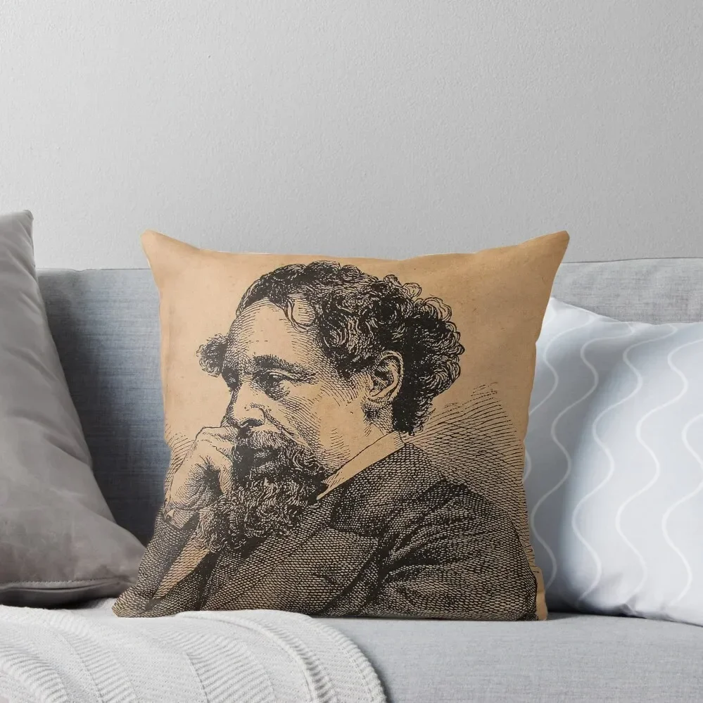 

Charles Dickens Throw Pillow Decorative Pillow Covers For Sofa Luxury Pillow Case Sofa Covers