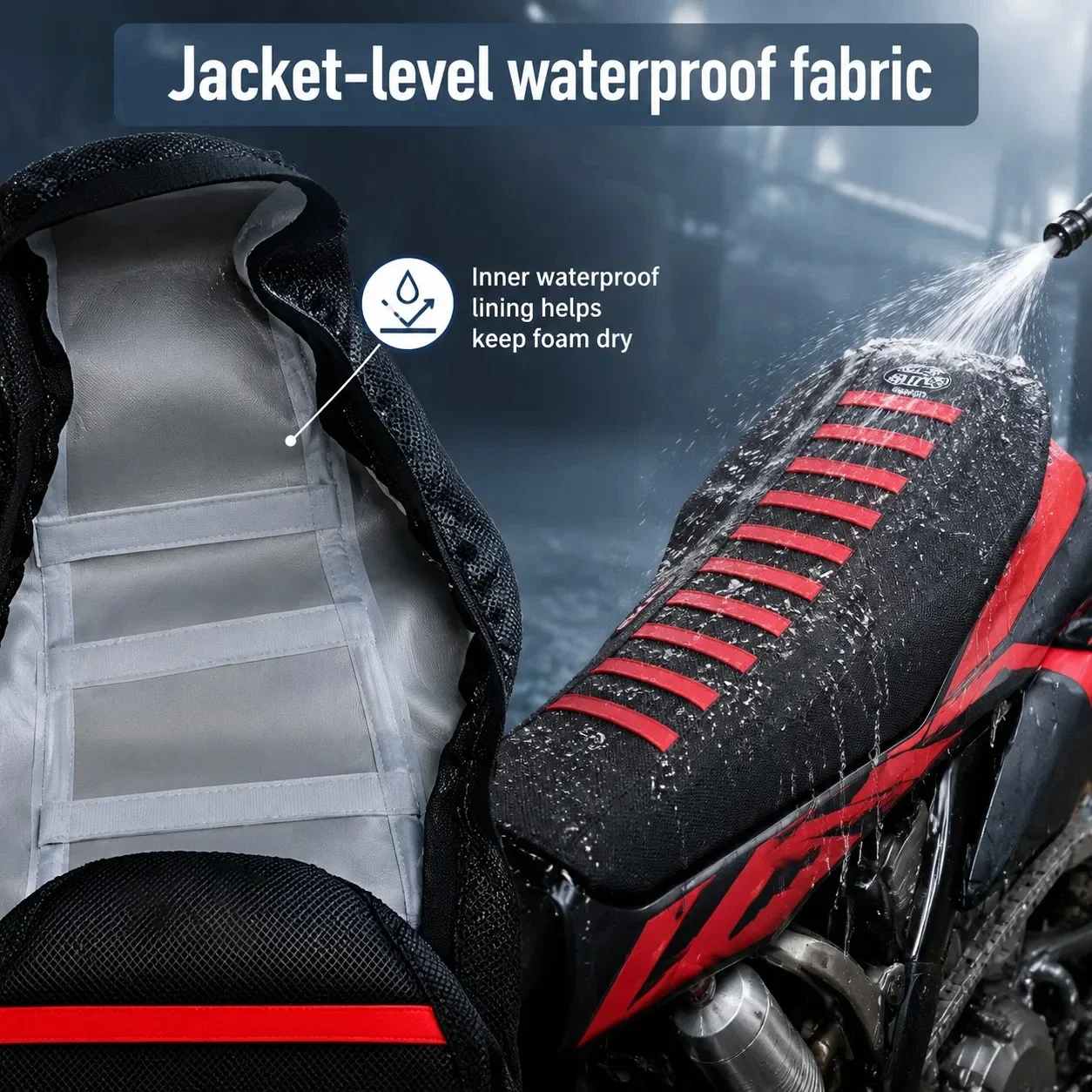 Motorcycle Seat Cover Cushion Waterproof Anti-slip Cover For Sur-Ron Light Bee X Ultra Bee Electric Dirt Bike Parts