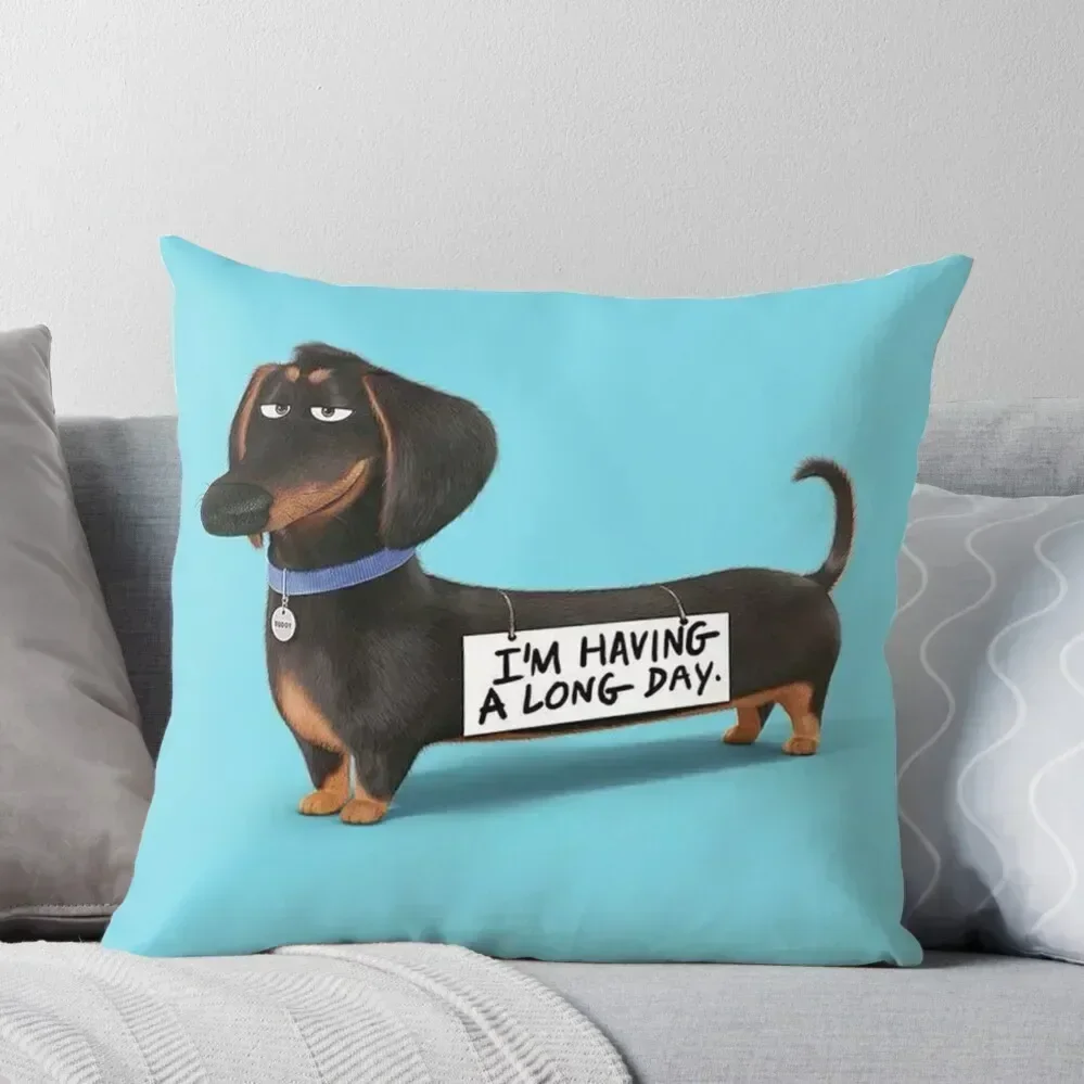 Dachshund Dog funny pupy Throw Pillow Cushions For Decorative Sofa Pillow Cases Decorative Marble Cushion Cover pillow