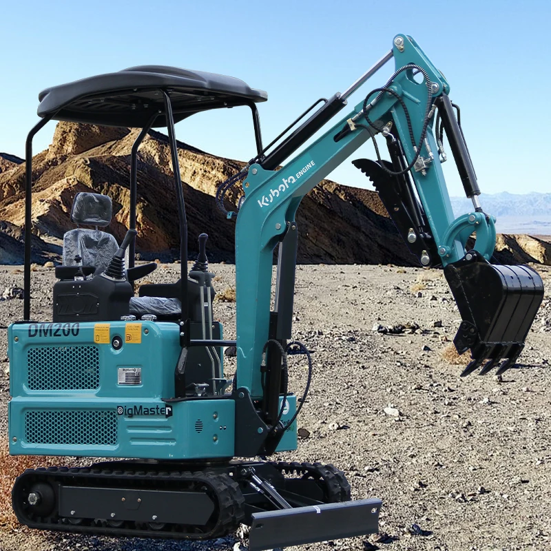 1-2 Ton Mini Crawler Excavator Kubota Engine EPA EURO Certified Customized Factory Deal Fast Delivery