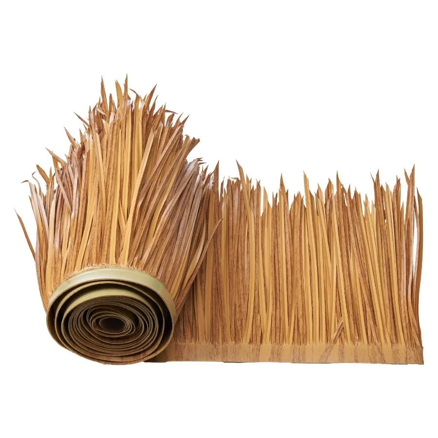 

1.3x3.2 ft Artificial Thatch Roofing Mexican Style Tiki Hut Grass Skirt Roof