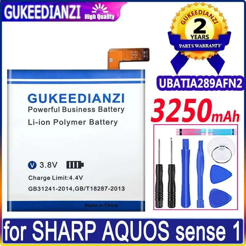 

3250Mah For Sharp Aquos Sense 1 UBATIA289AFN2 Lightweight Mobile Phone Battery Long Lasting