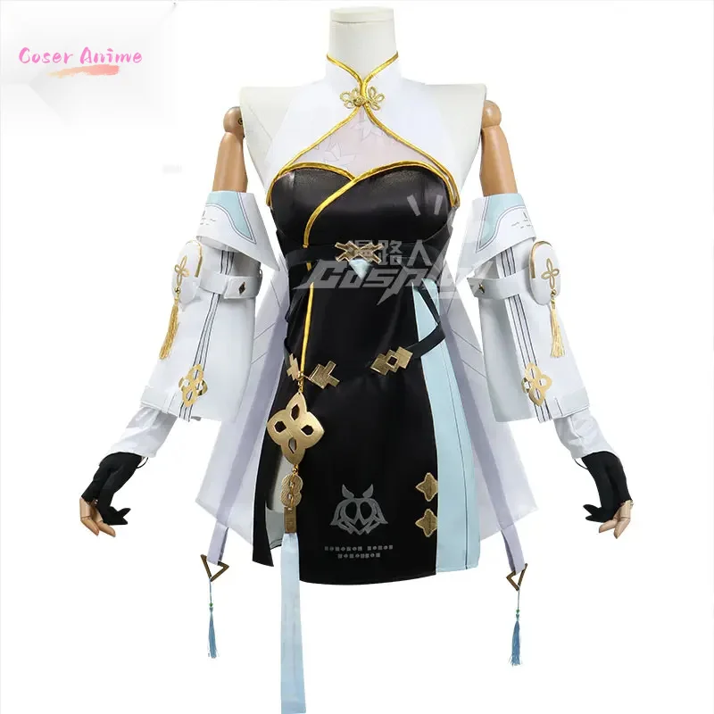 Coser 게임 Wuthering Waves Baizhi 코스프레 의상 유니폼 할로윈 카니발 파티 크리스마스 놀이 역할 의류 의류