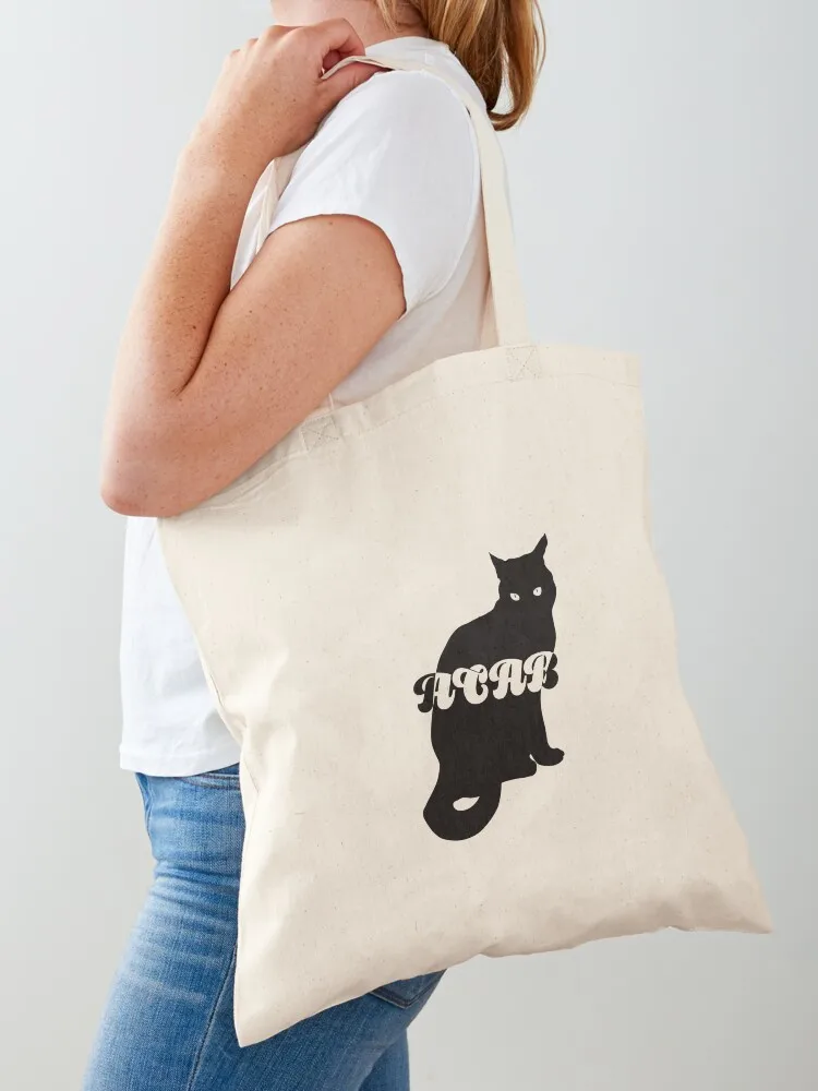 

All Cats Are Beautiful ACAB Tote Bag Shopper handbag Reusable bags reusable shopping bags Lady bags