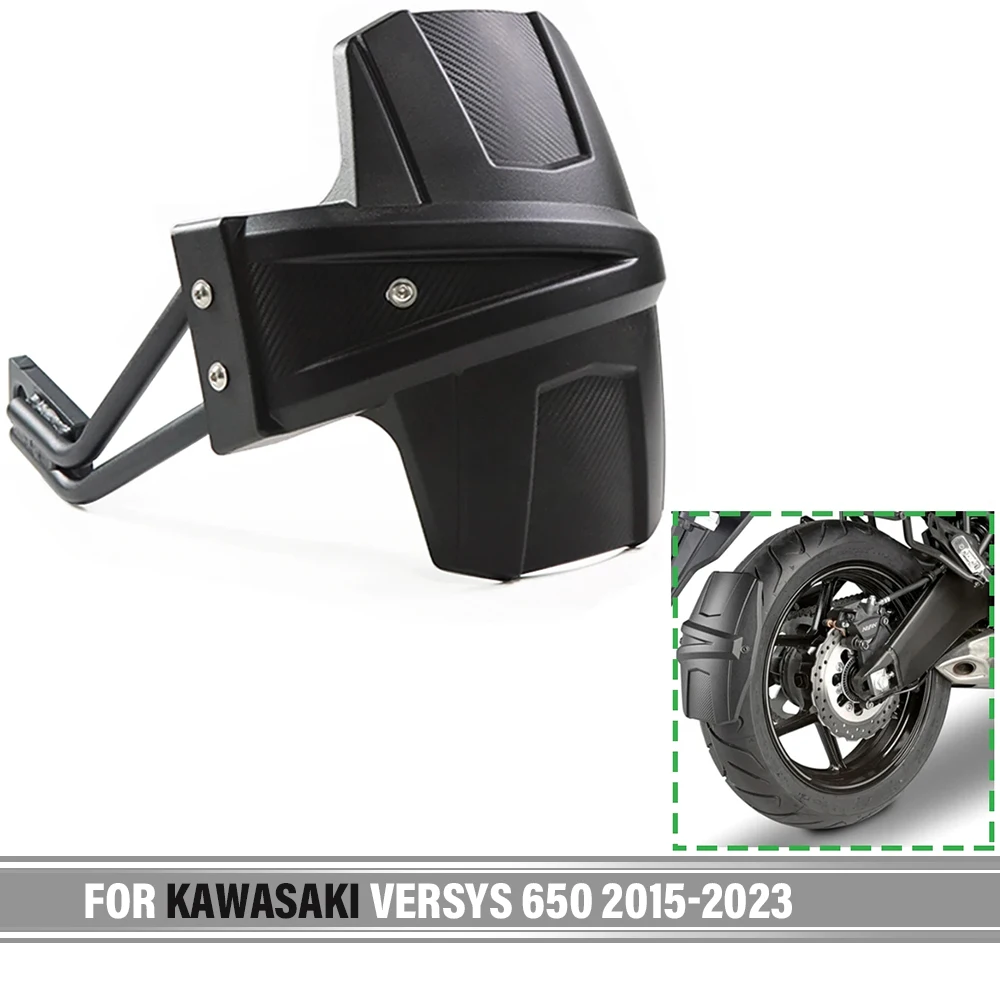 Számára KAWASAKI versys650 versys 650 KLE650 KLE 650 2015-2023 Motorbicikli hátsó Védekedés Sárvédő mudflap Őrség Hátvéd Kerék hugger