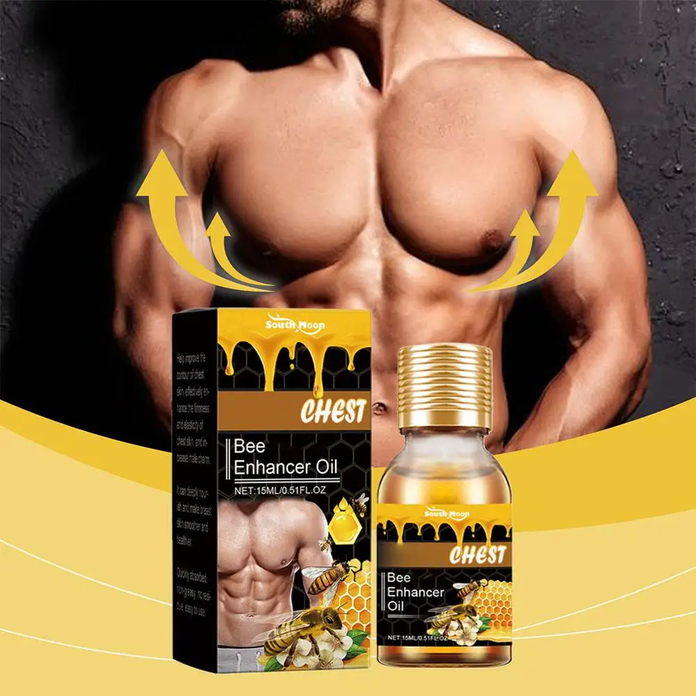 Male Chest Contouring Oil Bee Enhancer Oil 15ml