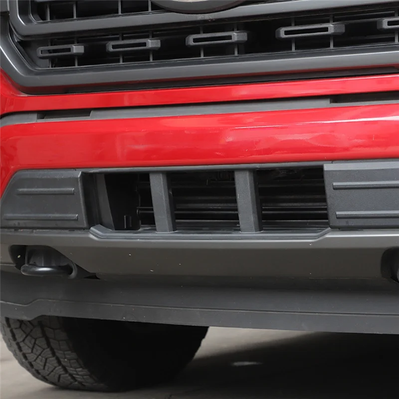 Para Ford F150 2021-2025 accesorios exteriores parachoques delantero de coche protectores de rejilla inferior cubierta ML3Z-17B968-BB-Y44A