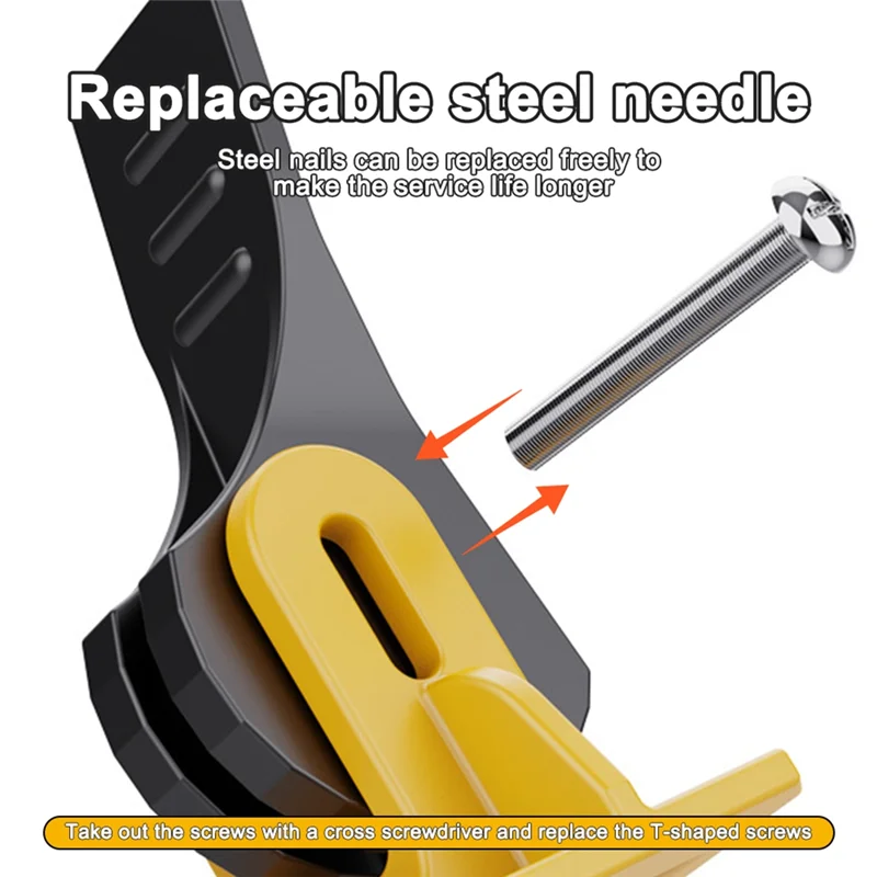 

A70P Floor Tile Leveling System Clips Leveling Adjuster Kit For Tile Laying Fixing Wall Construction Tools
