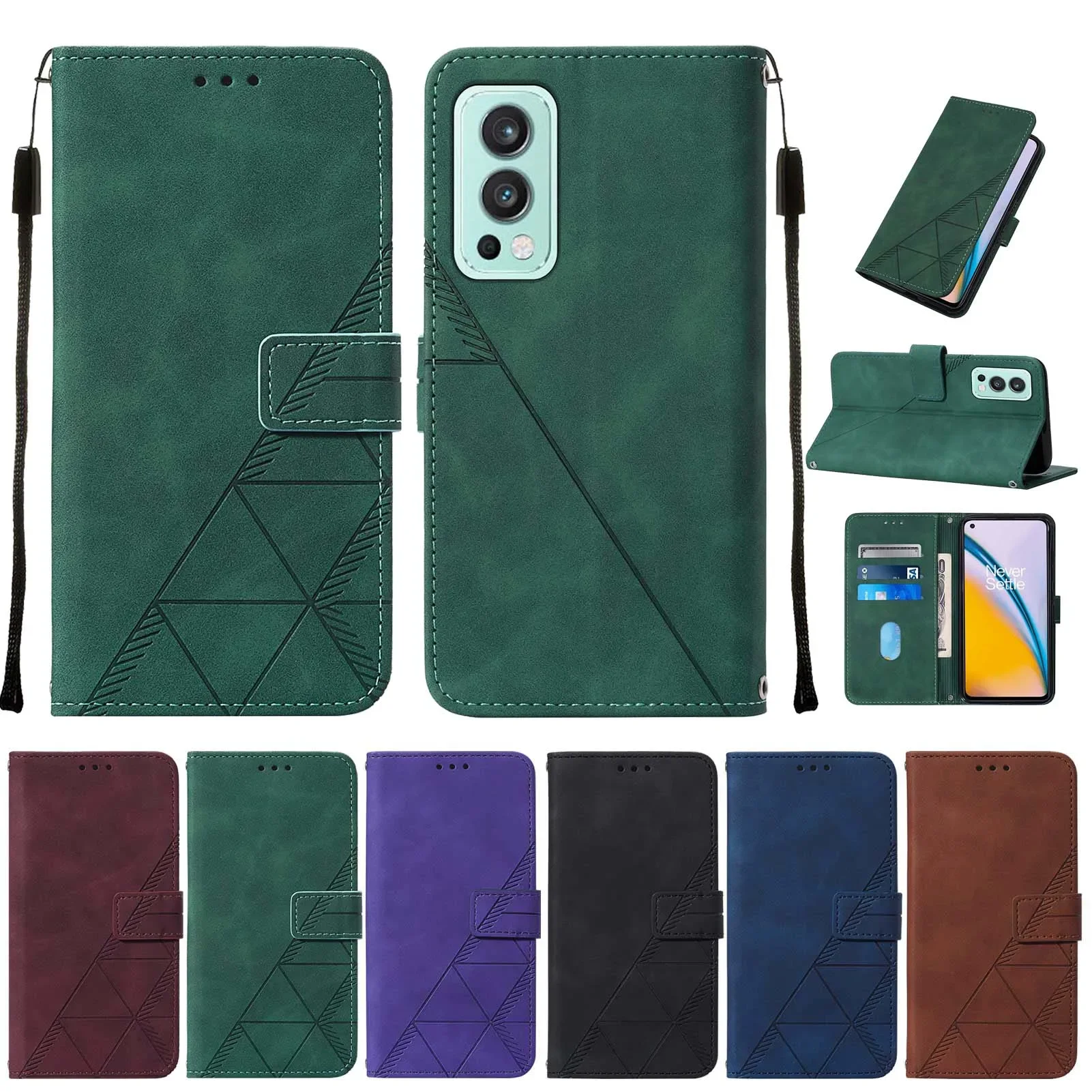 Funda de negocios para Oneplus Nord N10 N100 20 2 N20 N200 CE Funda de cuero tipo billetera para Coque Oneplus 10 Pro 5G 9 Plus funda con tapa