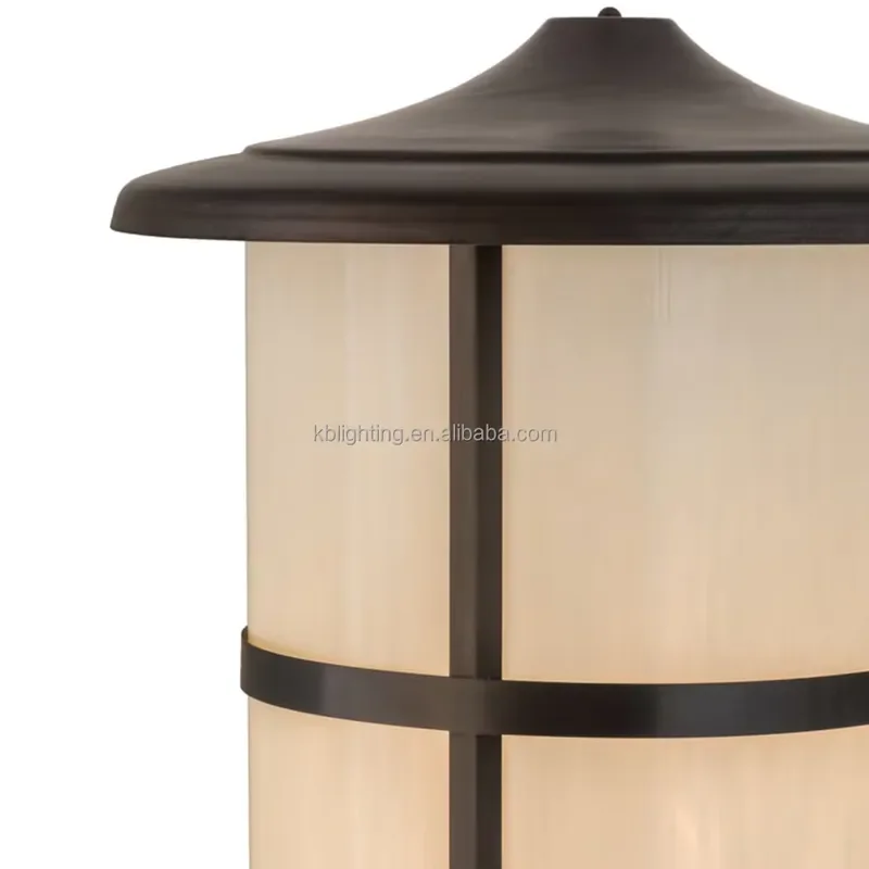 Gate Light Pillar Lights Outdoor Ip65 Waterproof Garden Fence Gate Landscape Villa Column Lamp Post Pillar Light view 5