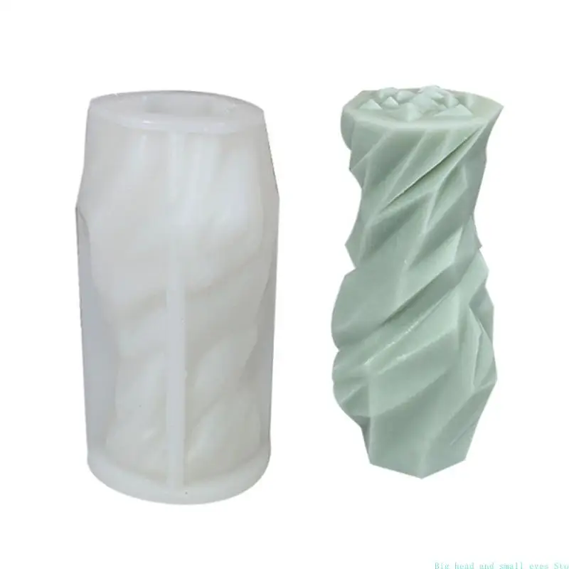 581C Diamond Pillar Silicone Molds Irregular Geometric Epoxy Resin Mold for DIY Chocolate Cake-Decoration