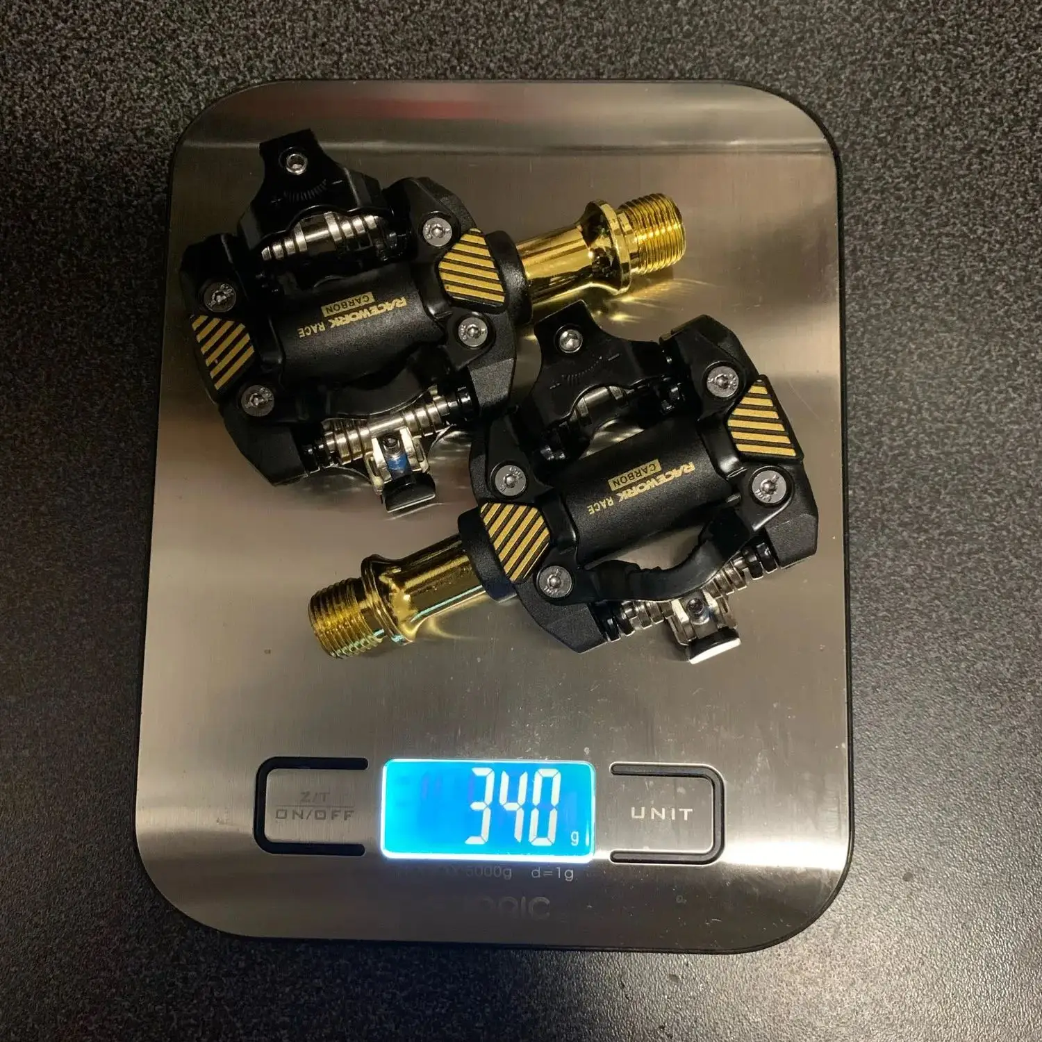 RACEWORK X-M8100 Ultra-light Self-Locking Carbon Fiber Pedal SPD DU Bearing MTB Bicycle Die Casting Cycling Parts