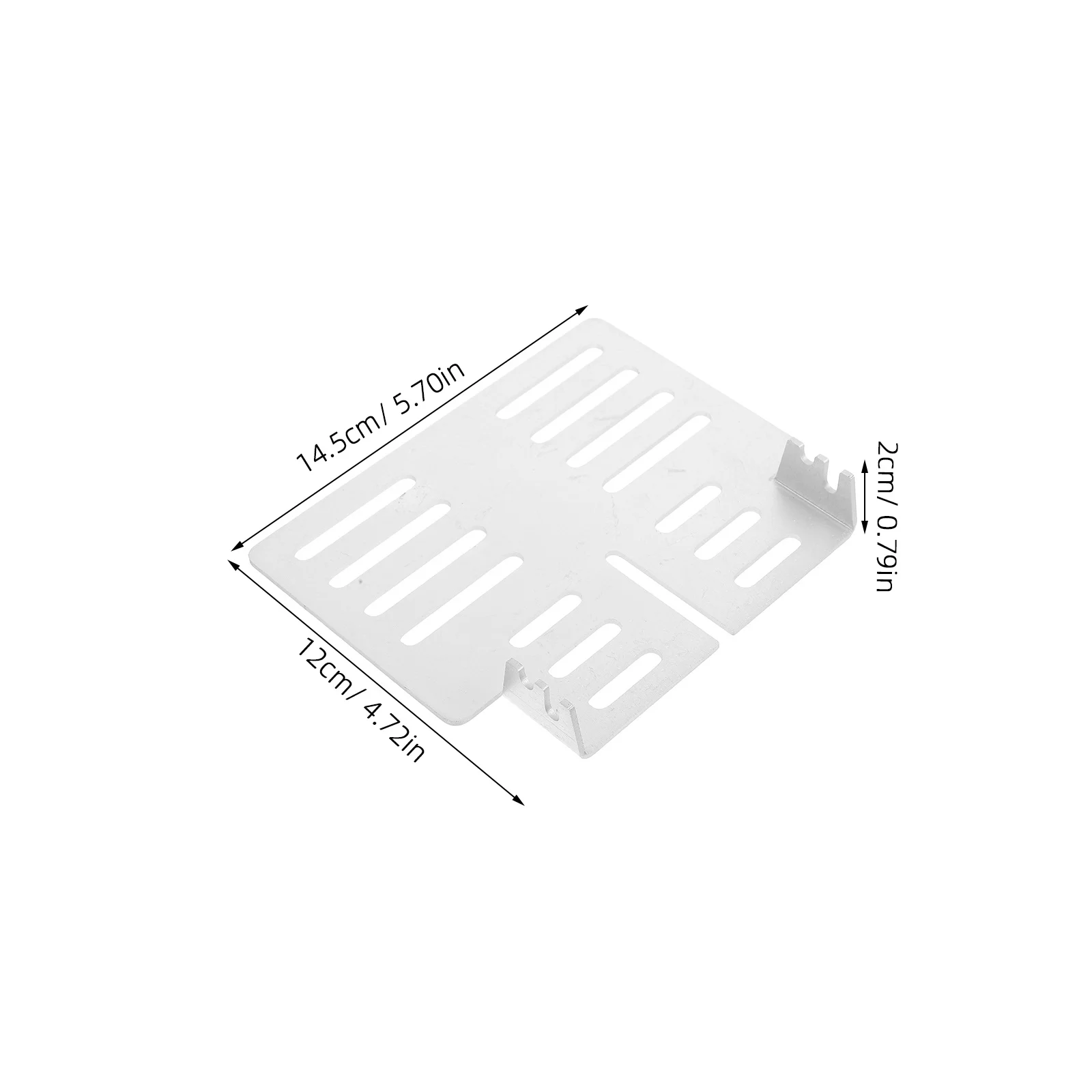 1 Juego de soporte de montaje para ventilador de hogar de acero inoxidable, soporte ajustable para ventilador de estufa, accesorios para estufa de leña alimentados por calor, calentador