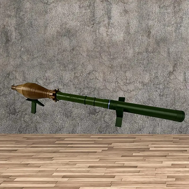 نموذج صاروخ RPG بمقياس 1:1/1:2، ABS عالي القوة مع زعانف قابلة للطي وغطاء قابل للإزالة لعرض المكاتب المنزلية وديكور مسدس Airsoft #3