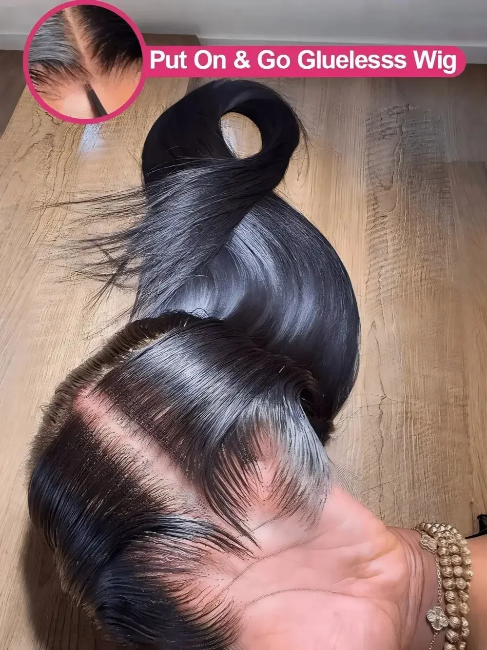 

Парик из натуральных волос 5x5 с прямым краем, без клея, HD-кружево, готовый к носке, с закрытым затылком, предварительно выщипанный, предварительно нарезанный, с прозрачным кружевом