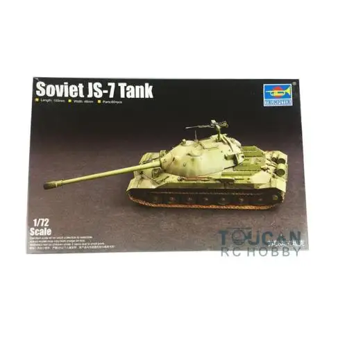 Trumpeter 07136 1/72 Scale Soviet Object 260 JS-7/IS-7 Heavy Tank 1948 Static Display Model Building Kit TH05363