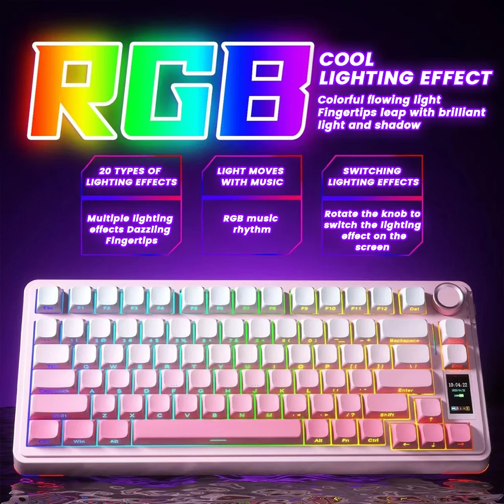Clavier mécanique sans fil AUL - Gaming Keyboard Hot Swappable avis et prix