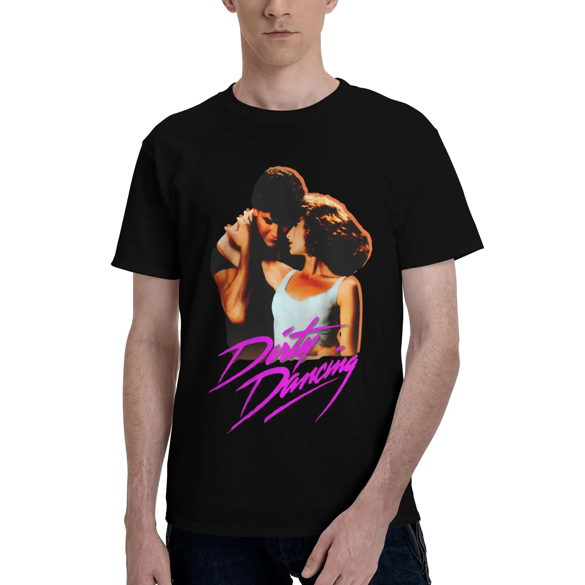 Dirty Dancing Novelty 100% Cotton T-Shirt Dirty Dancing Tees Tops For Men