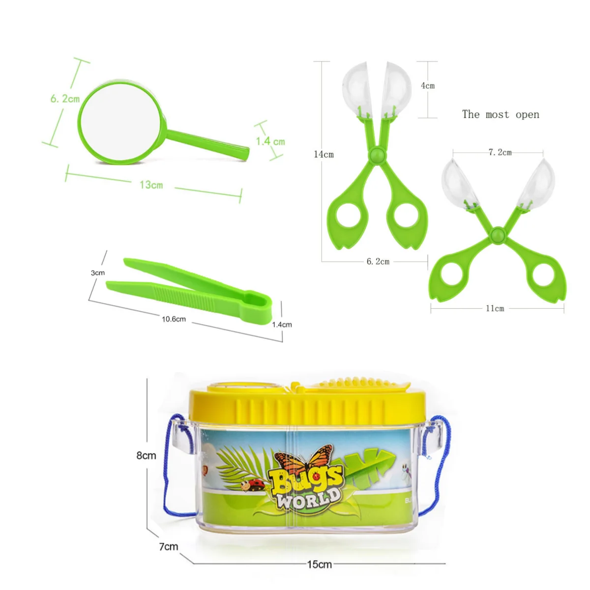 Outdoor Insect Trapping Tool Set, Insect Observation Box, Toy Set For Exploring Nature