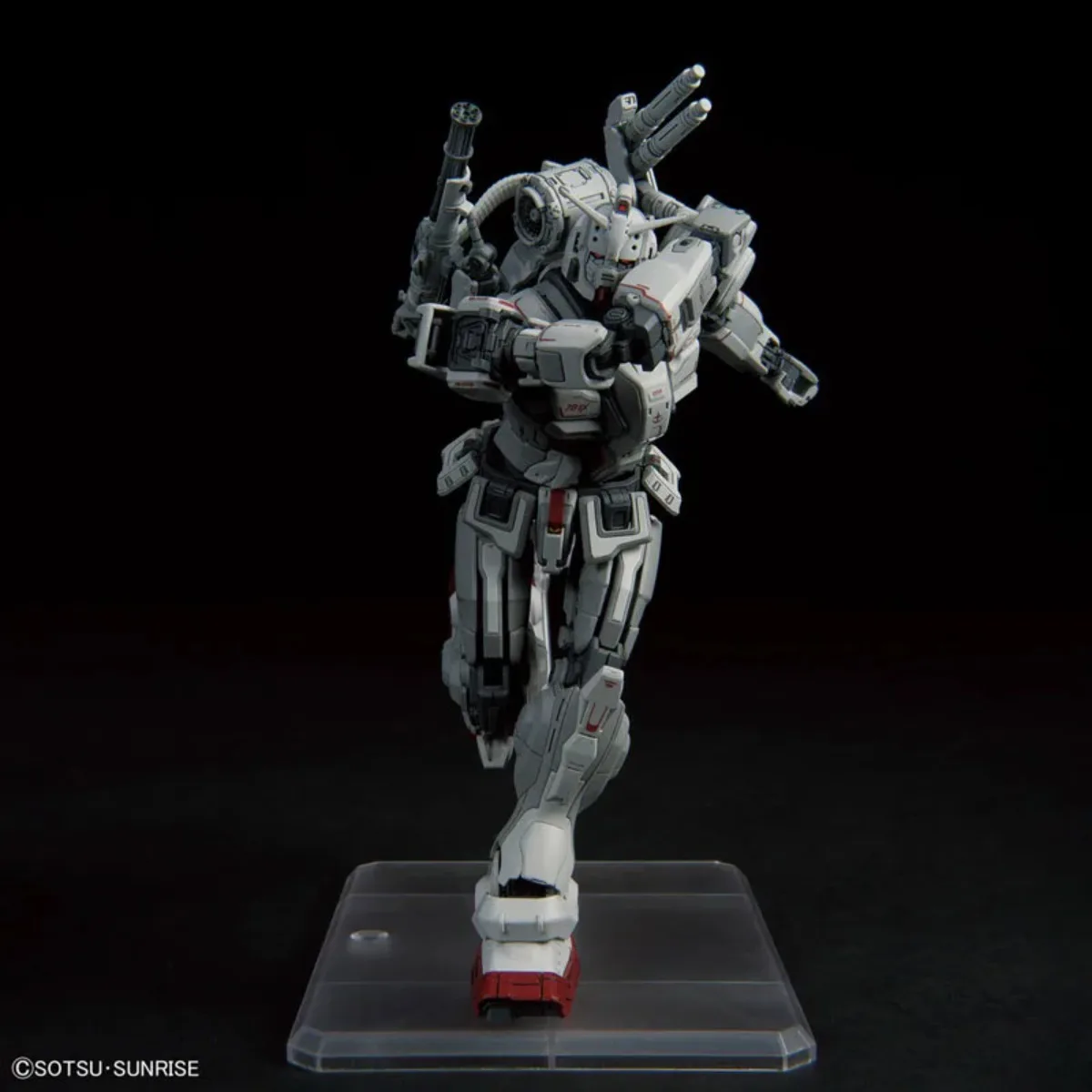 정품 반다이 오리지널 피규어 모델 키트 HG 애니메이션 피규어 건담 EX 자쿠 II F 솔라리 FRV 타입 액션 모델 장난감 어린이 선물