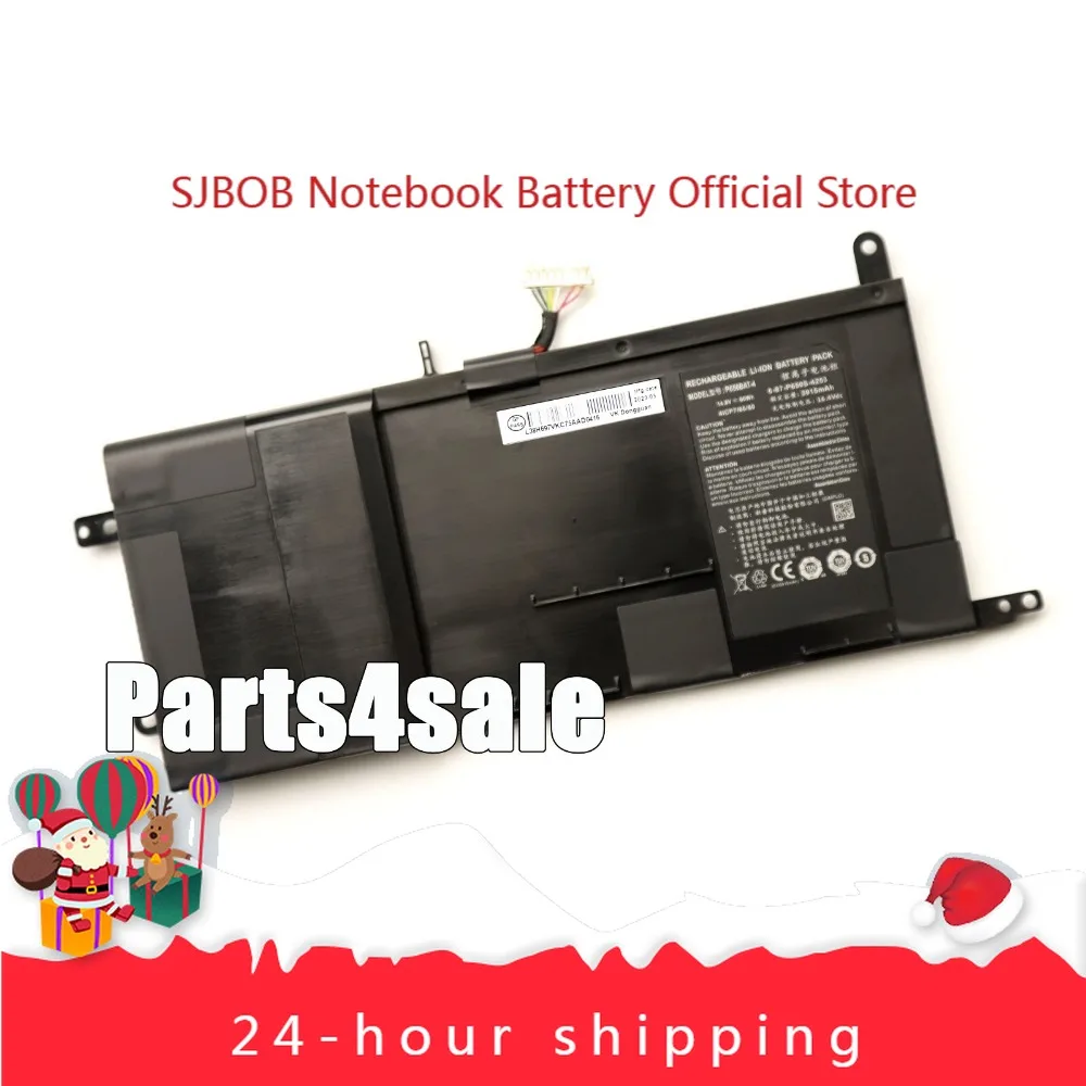 

Genuine P650BAT-4 Battery fr Clevo P650SA P650SE 6-87-P650S-4252 6-87-P650S-4U32 laptop battery