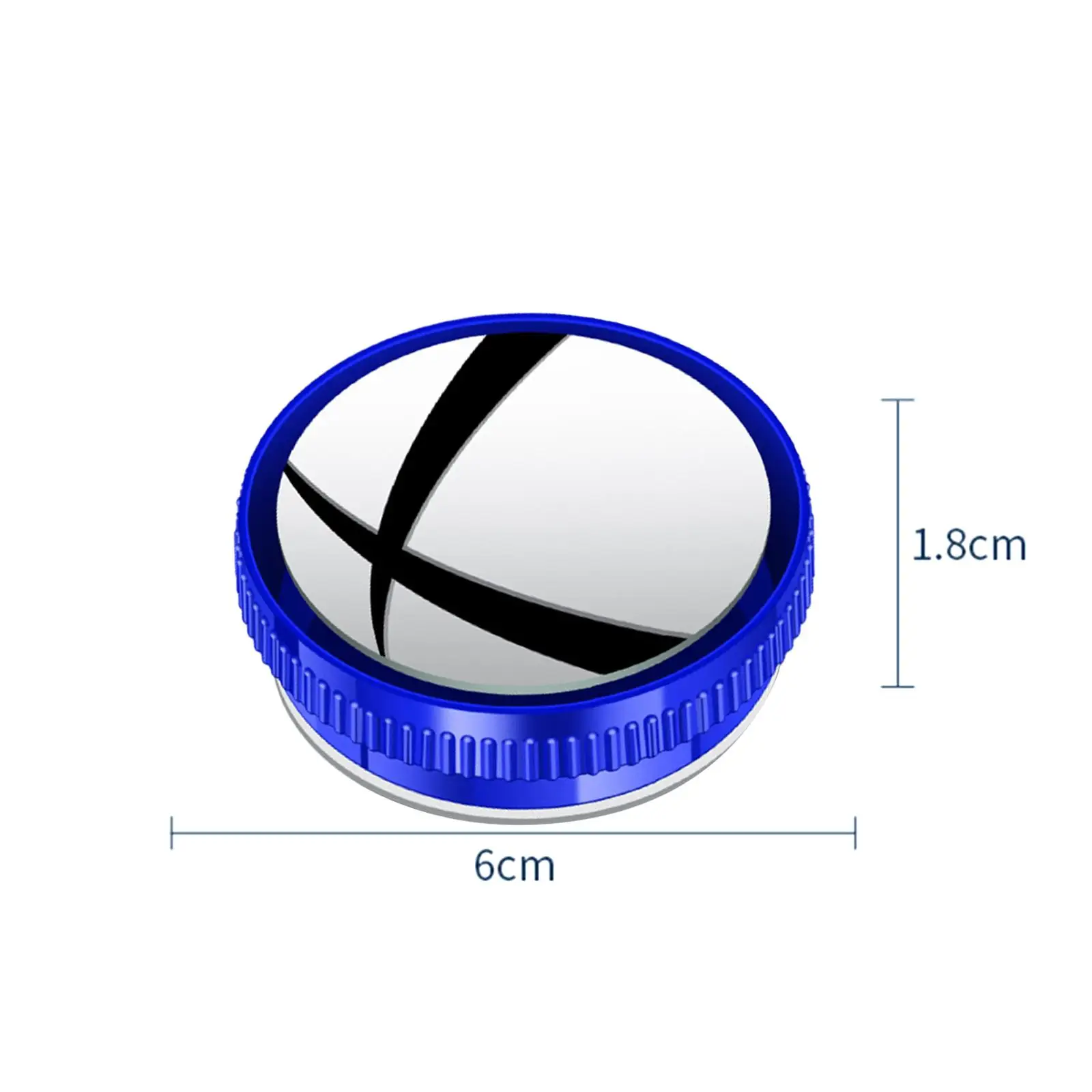 

Waterproof Blind Spot Mirror Round Convex 360 Degree Rotation Rearview Mirror for Cars Motorcycles Trucks
