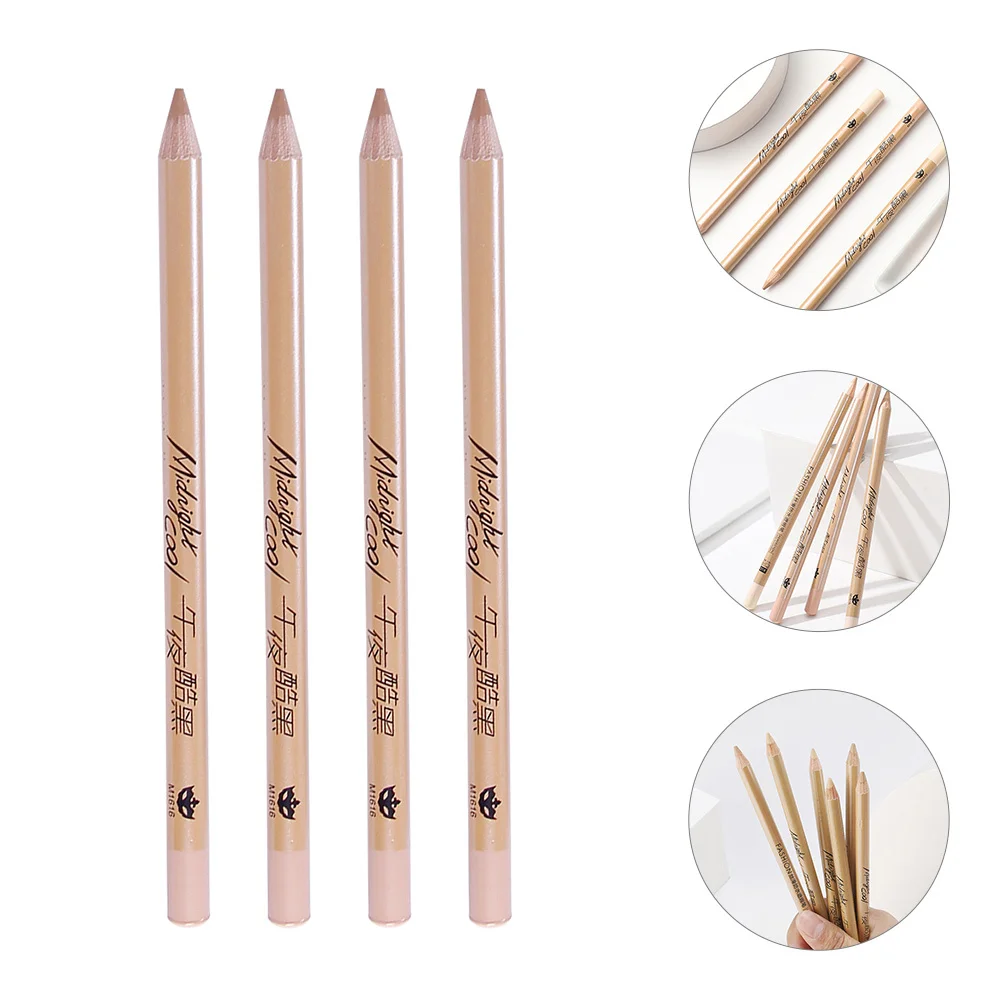 

4Pcs Concealer Pencil Freckle Dark Circles Concealer Pen Makeup Pencil Portable Spot Coverage for Women