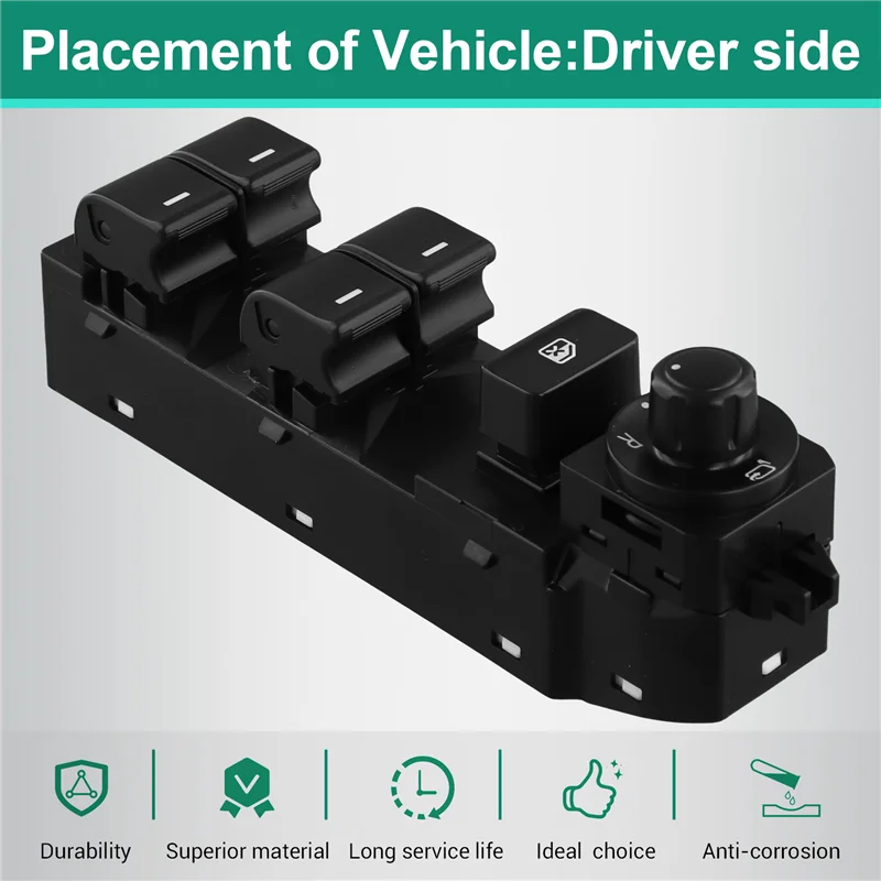 A65P-For Mazda 6 2014-2015 GKL2-66-350A GKL266350A LHD مفتاح زجاجي للطاقة الرئيسية