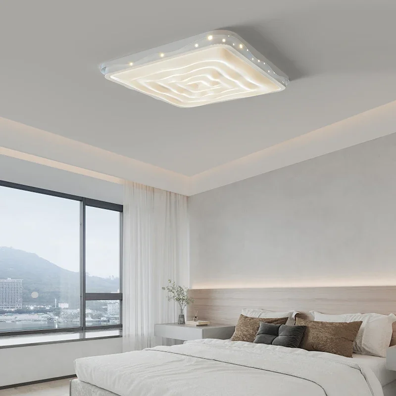Minimalist Led Ceiling Lamp Square Round Nordic Ceiling Lights Chandeliers Lighting Fixture For Bedroom Living Room Dining Room
