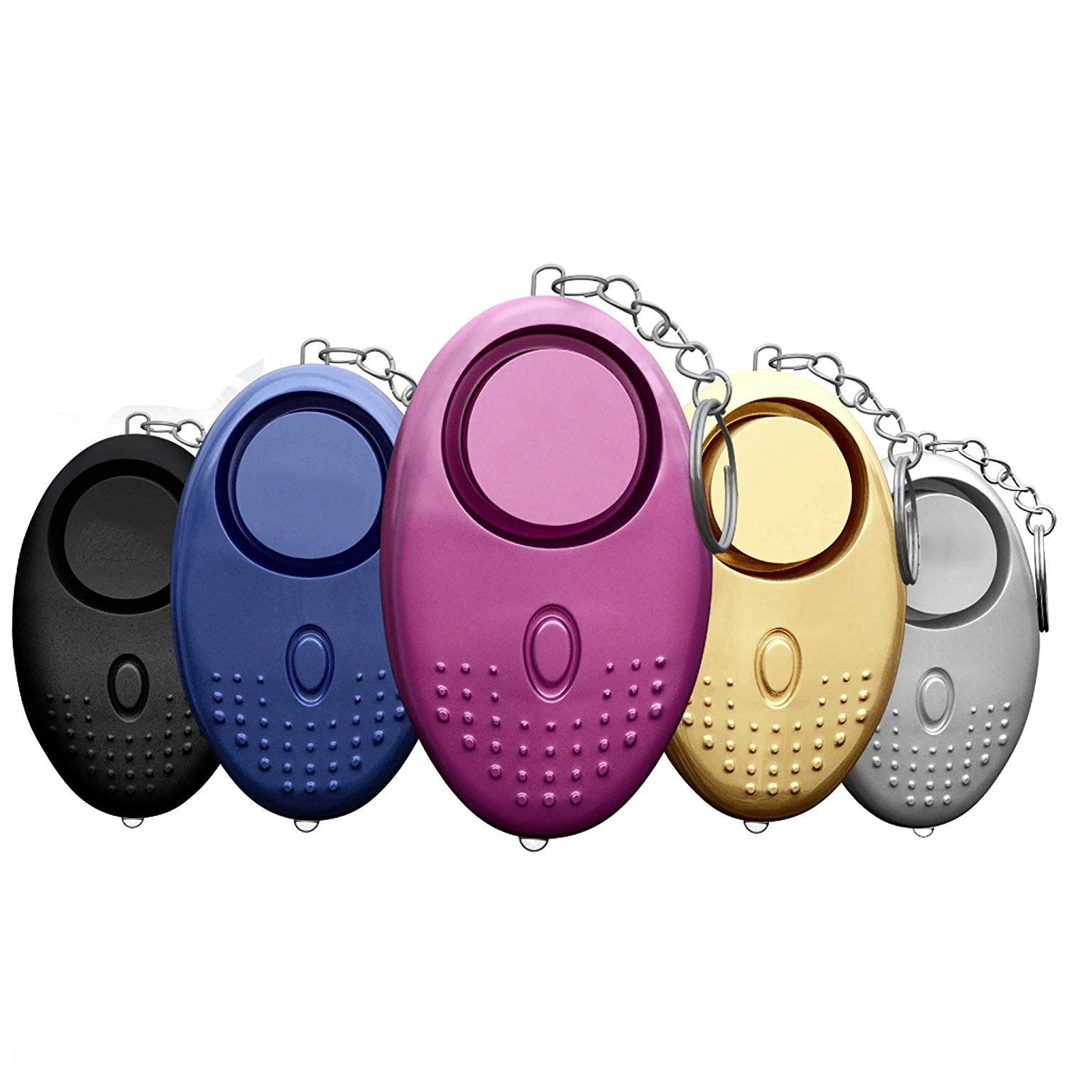 130db Safesound Personal Security Alarm Keychain With LED Lights Self Defense Electronic Device For Women Kids Girls Security