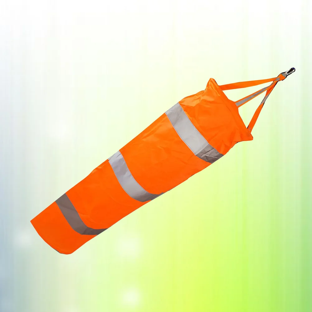 Windsock 0.8M Ripstop Waterproof Fluorescent Reflective Belt Outdoor Indicator For Meteorology Agriculture Environmental