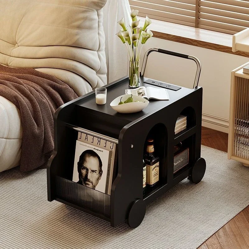 Французский съемный приставной столик для дивана, легкий роскошный журнальный столик высокого класса, небольшой приставной столик, стойка для тележки в спальне
