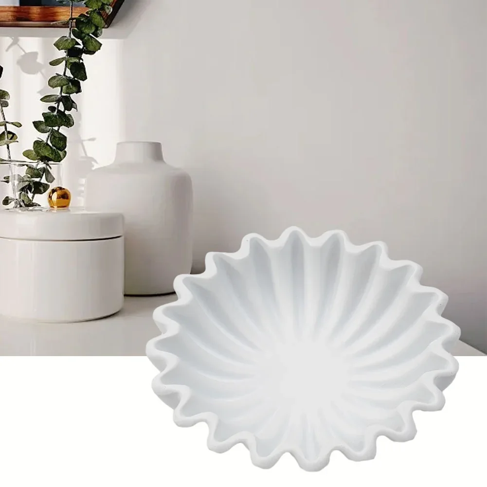 

Modern And Sophisticated Decorative Bowl Lotus Leaf Edges Creates A Striking Visual Impact In Your For Living Space