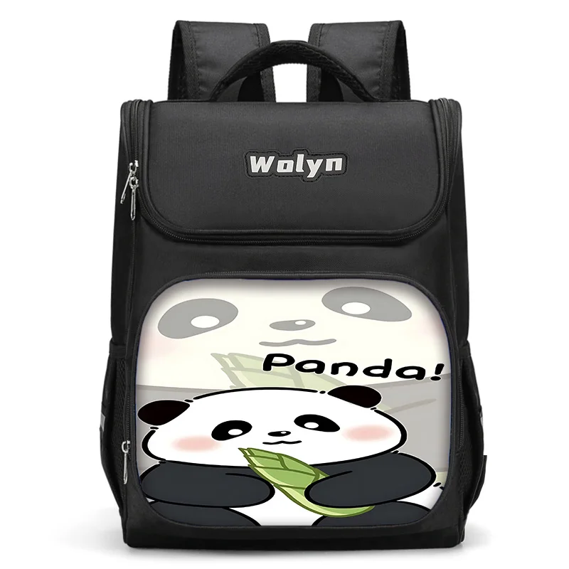 Mochila grande panda bonito para homens e mulheres, durável e multi compartimentos, bolsa de escola para criança, viajando, meninos, meninas