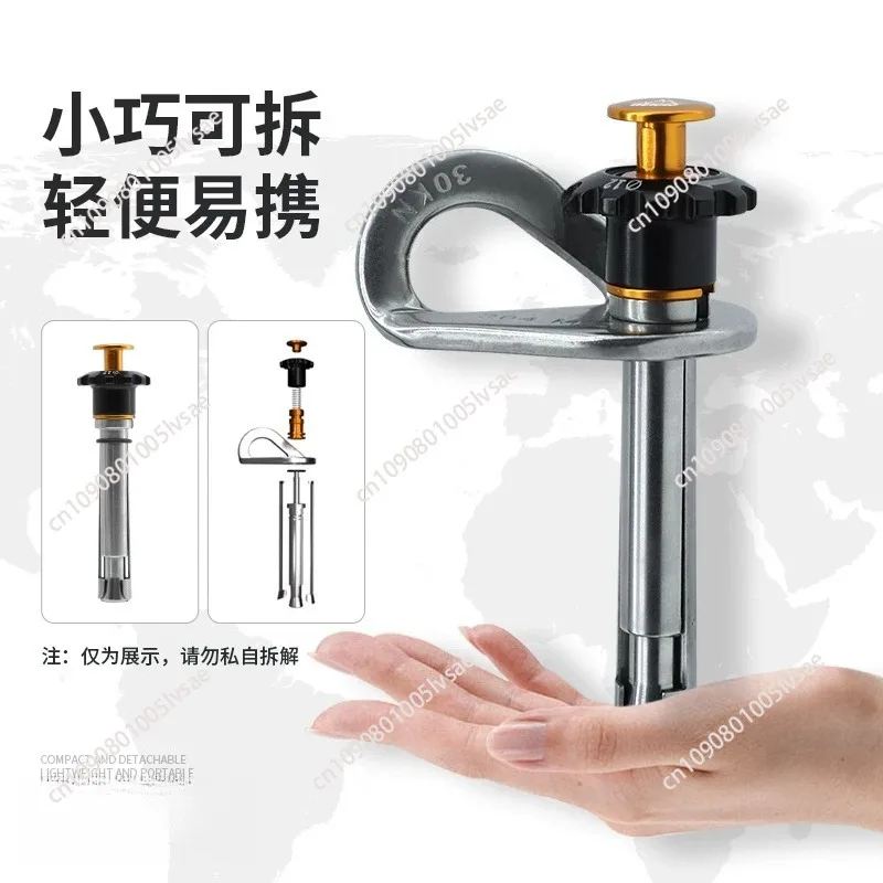Climbing Holds Anchor, Expansion Bolt and Hanger, Portable Heavy Duty Removable Sturdy Rock Climbing Bolt Hanger for Outdoor