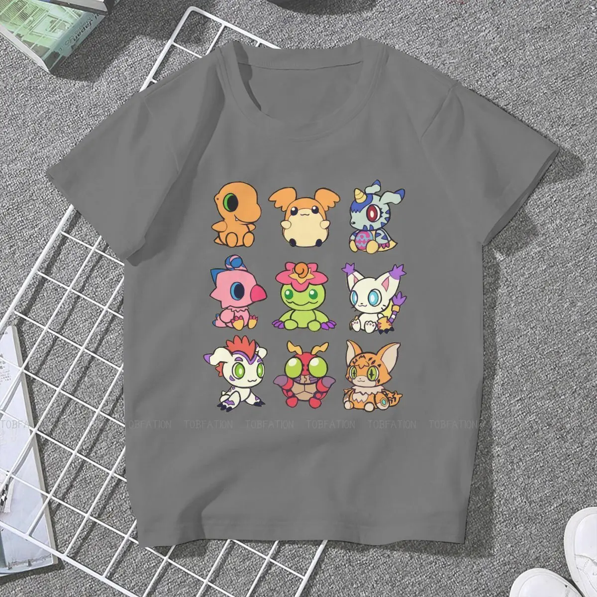 Cute Monsters Sweet Girls Women T-Shirt Digimon Adventure Digital Monster Anime 5XL Blusas Harajuku Casual Vintage Oversized Top