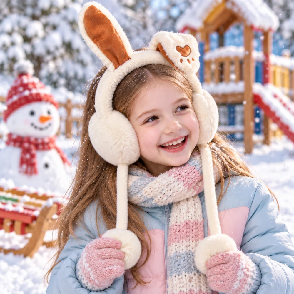 aquecedores-de-orelha-de-coelhinho-de-neve-fofos-para-criancas-protetores-de-orelha-de-inverno-felpudos-com-bolas-de-pelucia-longas-penduradas-brinquedo-divertido-de-apertar-para-presente