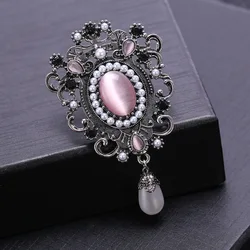 women fashion gemstone brooch clothing accessories pins jewel