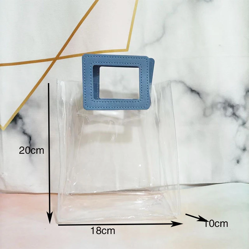 1PC przezroczysta torebka wodoodporna torba do pakowania prezentów z PVC pamiątki na przyjęcie weselne dla gości torby na prezenty na walentynki
