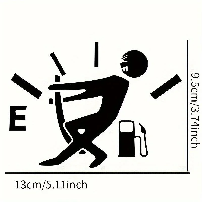 ملصقات غطاء خزان وقود السيارة، ملصقات سيارات عاكسة، علامات مضحكة لمعظم المركبات، غطاء غاز شاحنة السيارة، ملحقات السيارة