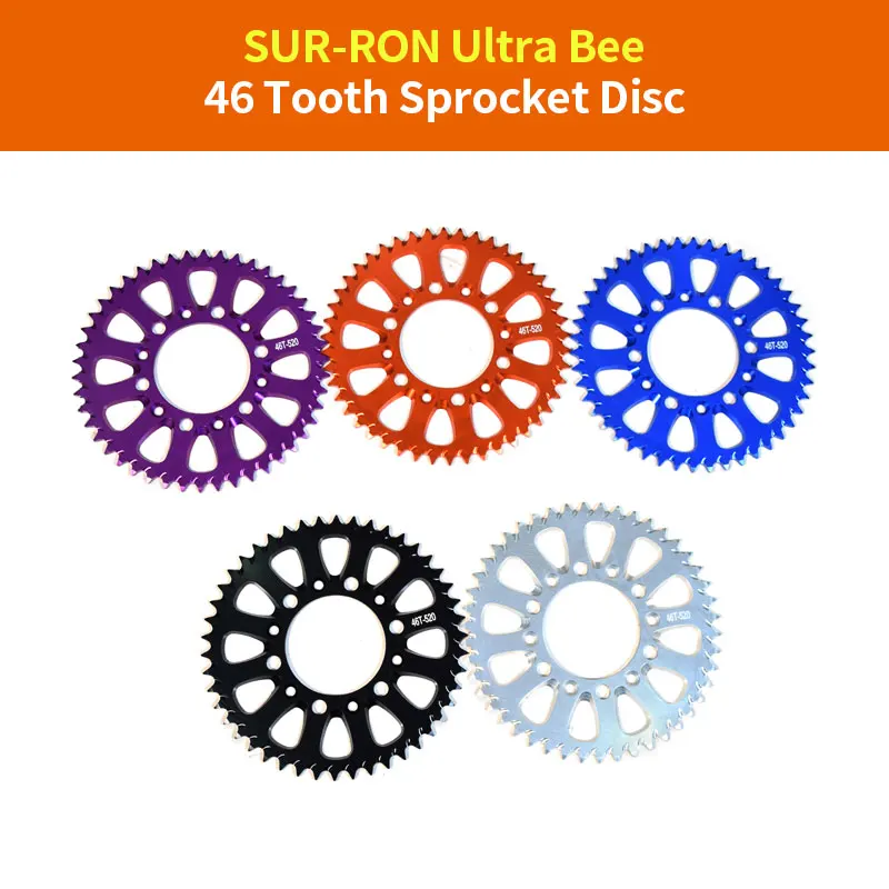 For SUR-RON Ultra Bee 46 Tooth Sprocket Disc E-bike Off-road Motorcycle Accessories