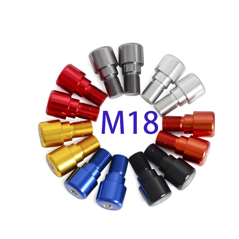 

M18 18MM Handle Bar End Plug Grip Ends Caps For Yamaha YZF R6 1999-2005 2000 R6S 2004-2010 FZ600R 1989-1998 YZF 400 1988-1990